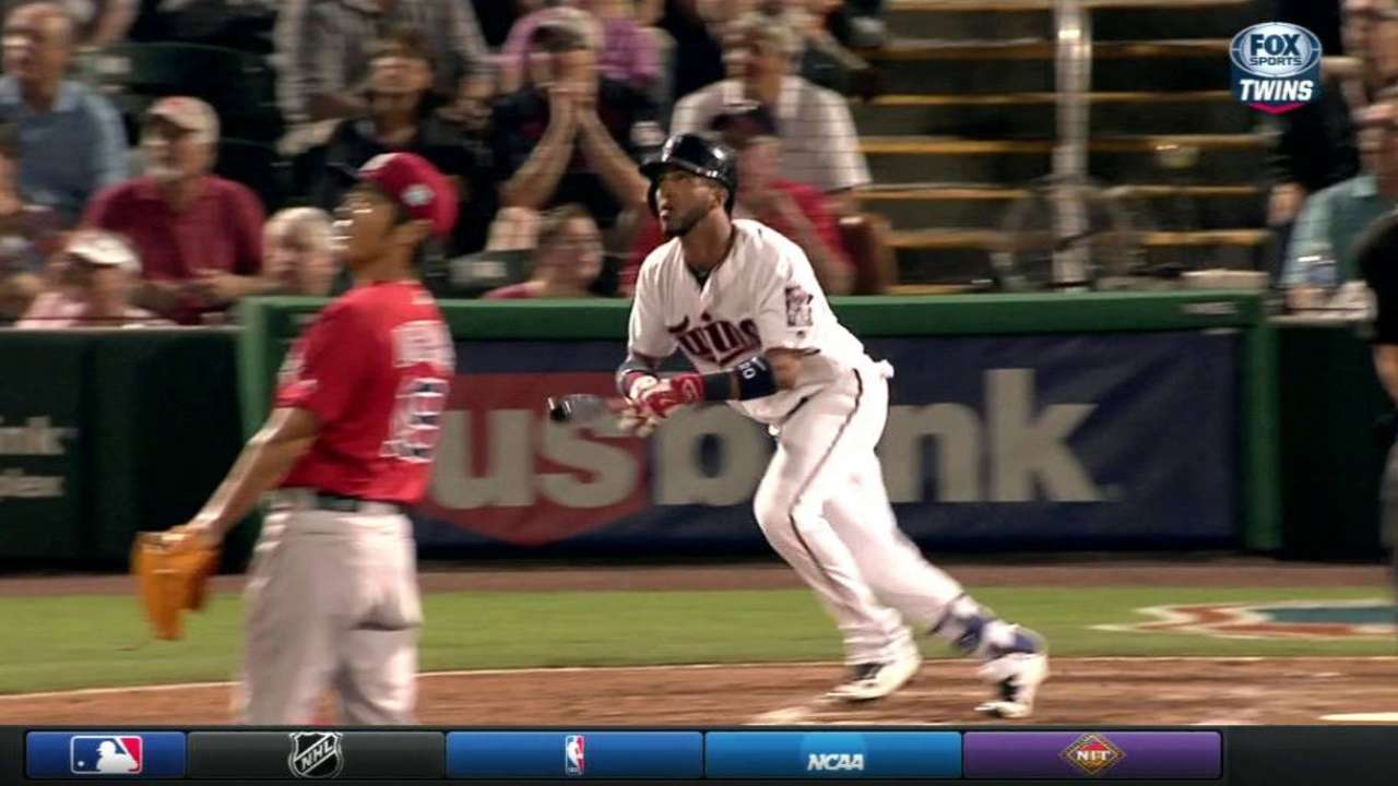 Rosario's two-run homer