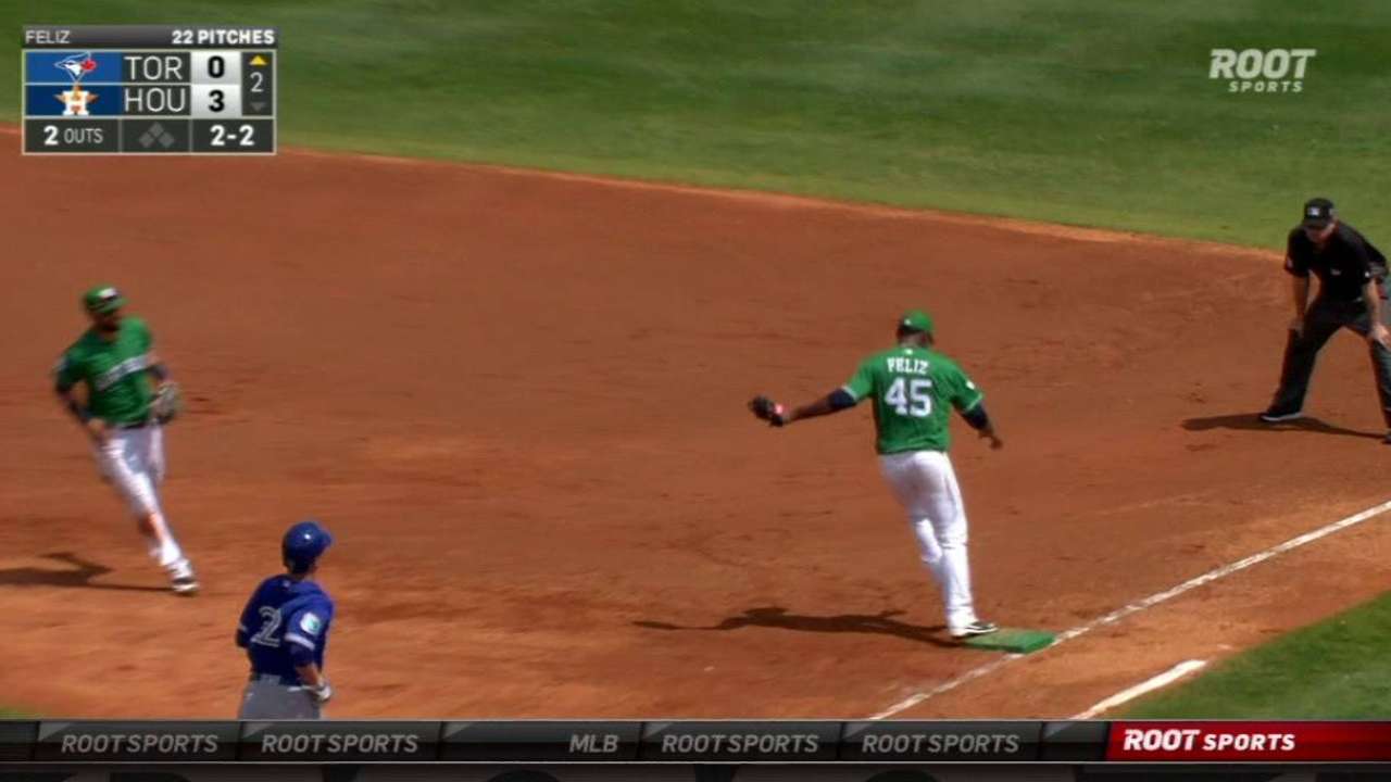 Gonzalez's nice sliding stop