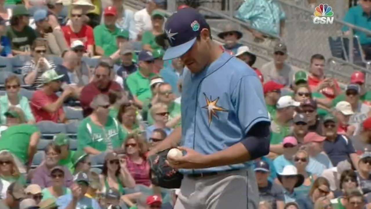 Moore's eight strikeouts