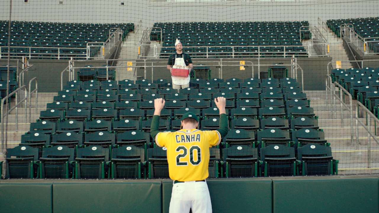 Action! A's reveal new round of commercials