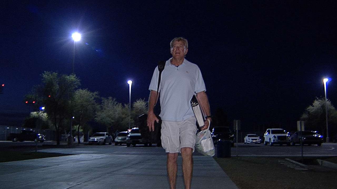 Kuntz's genial demeanor wins over players