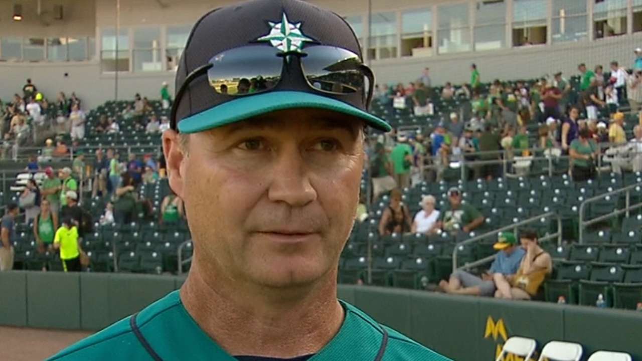 Servais on wild game vs. A's
