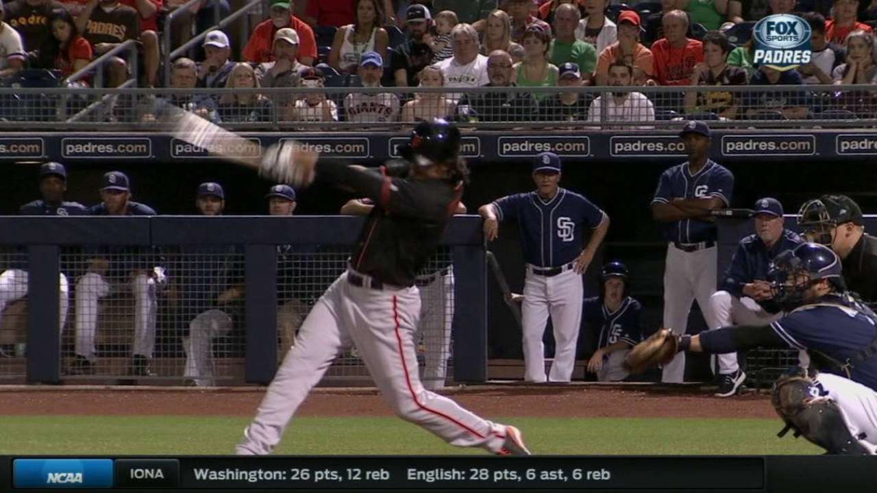Giants' Parker, Brown do damage vs. Cashner