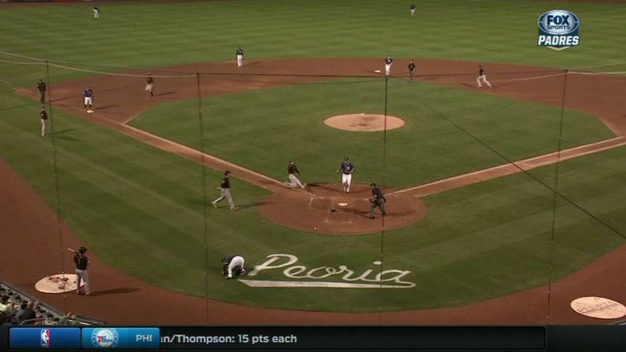 Duffy crosses the dish