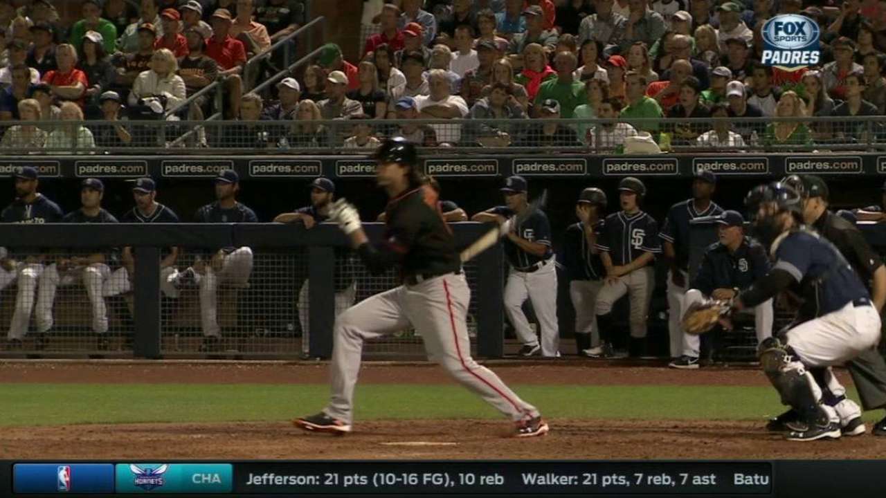 Parker's RBI double