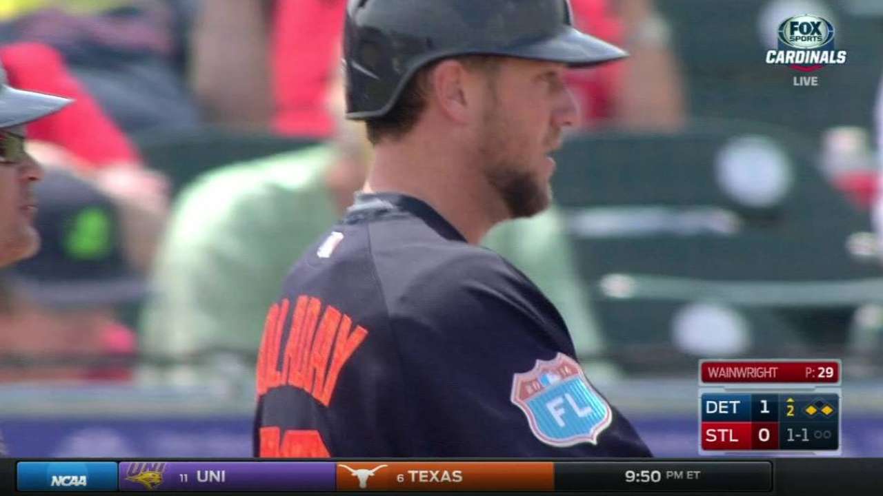 Holaday puts Tigers on the board