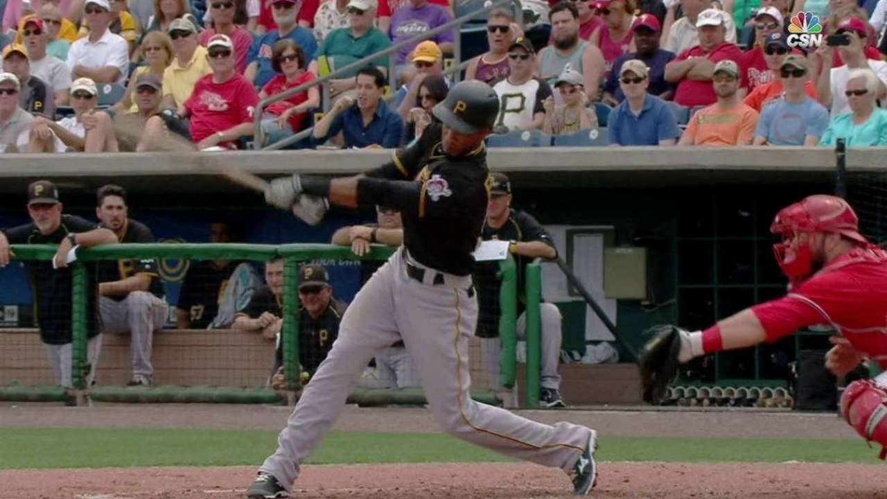Florimon's two-run shot