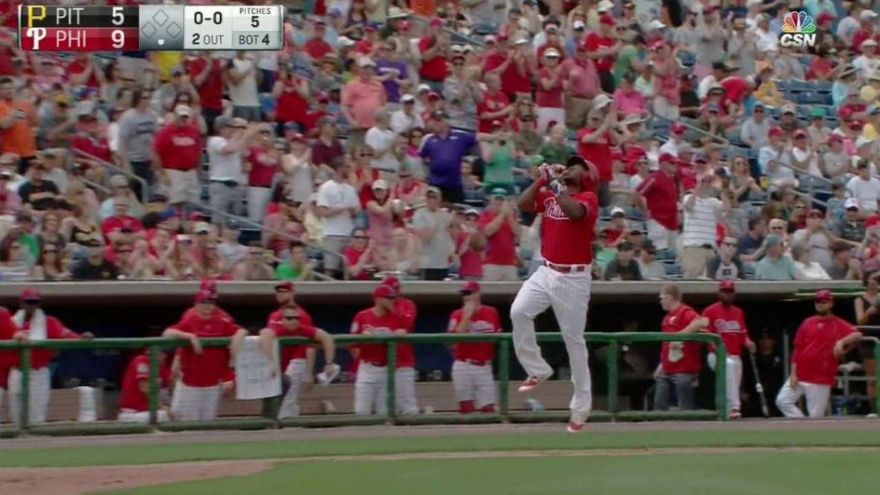 Franco's three-run homer
