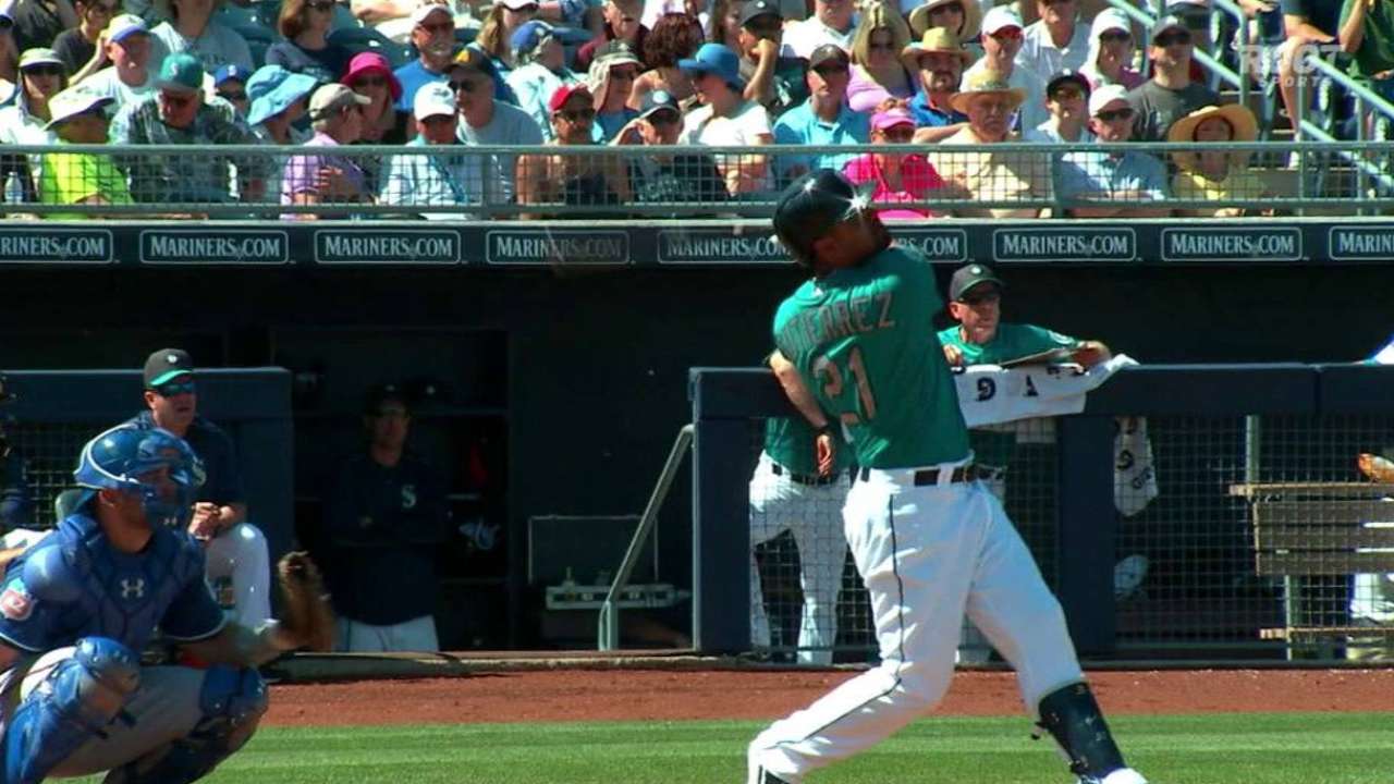 Gutierrez's solo shot