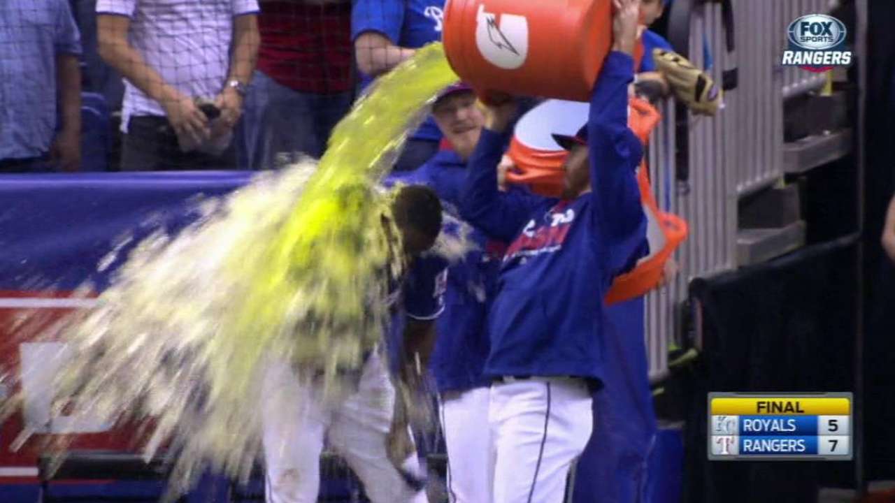 Brinson's walk-off homer