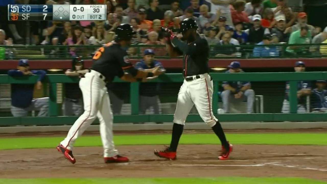 Span's two-run homer