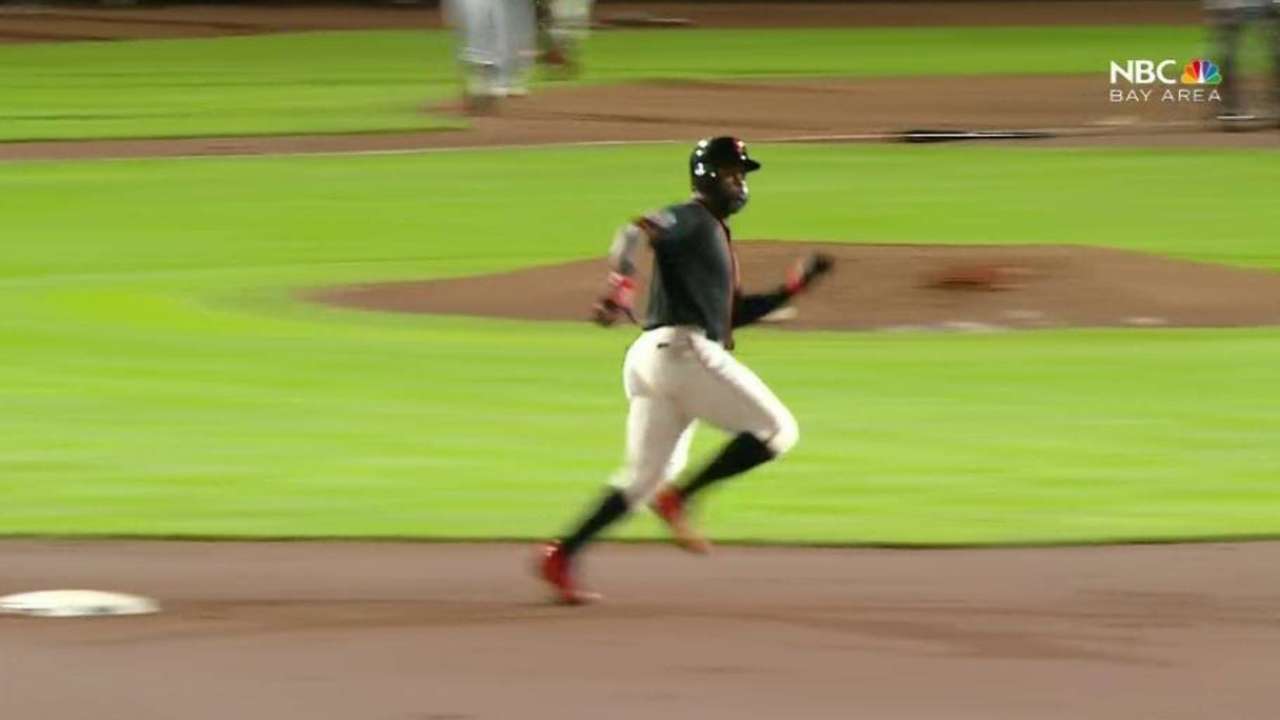 Span's two-run triple