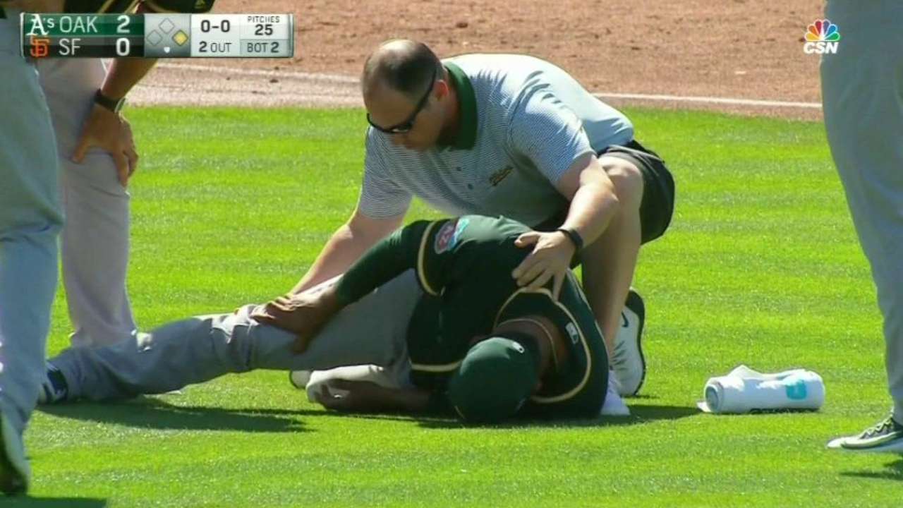 Doubront gets hit in the leg