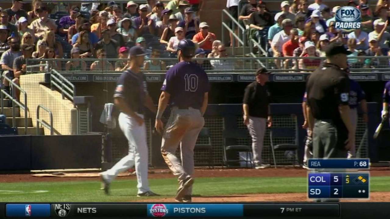 Barnes' effort lifts Chatwood as Rox tie Padres