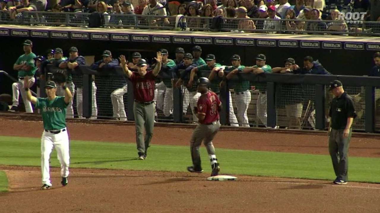Brito's line-drive triple
