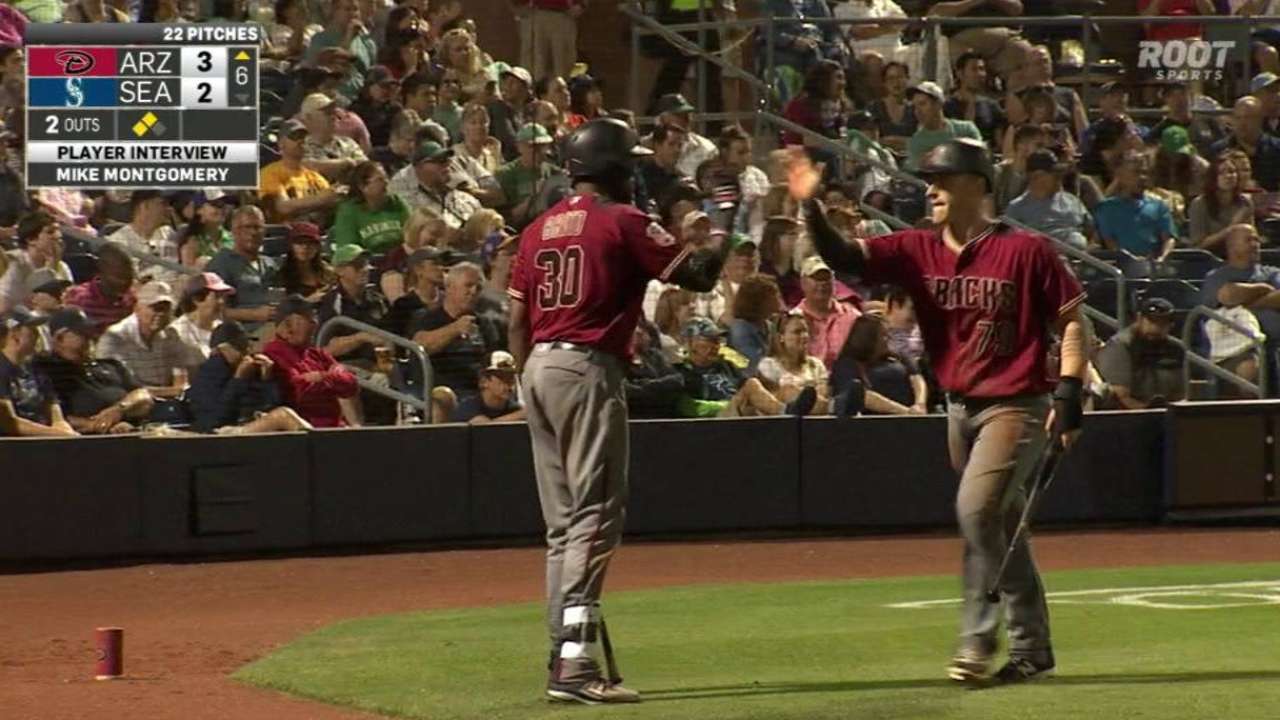 Marzilli's 3 RBIs lift D-backs over Mariners