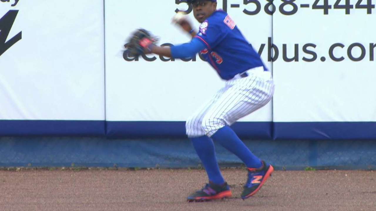 Walker's throw to home plate