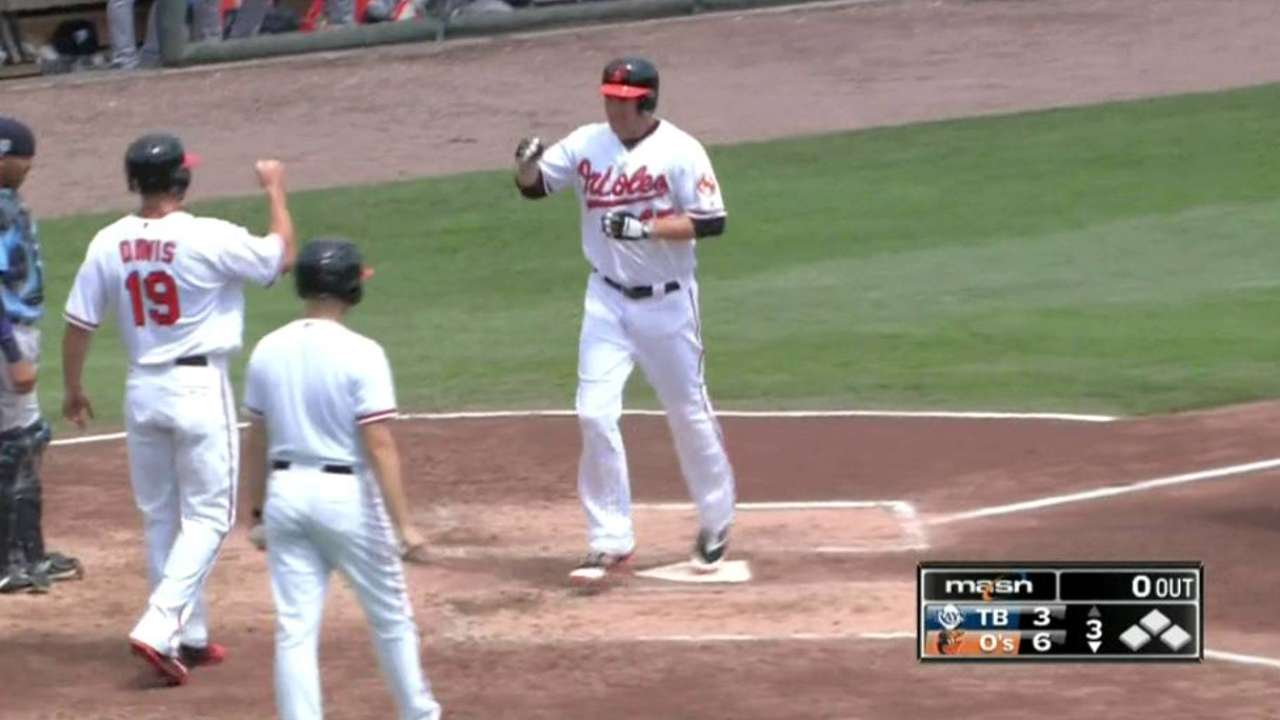 Trumbo's two-run blast