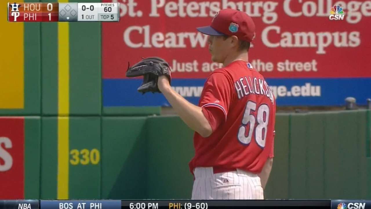 Hellickson's five no-hit innings