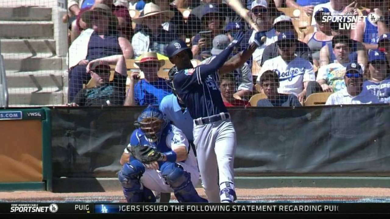 Padres pounce on Dodgers with big 2nd