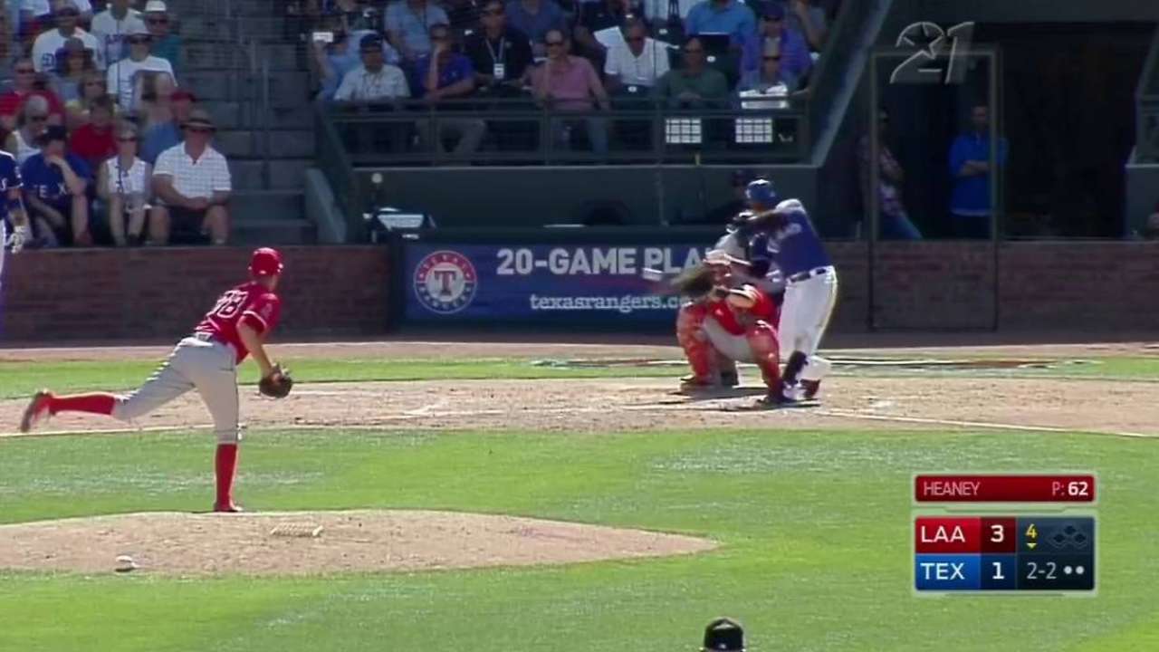 Heaney handles Rangers; Nava, Rua homer