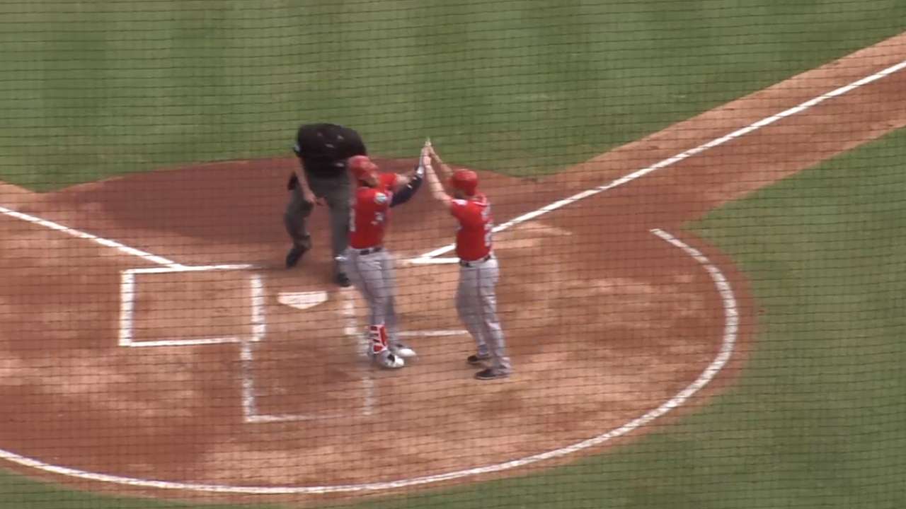 Harper belts two home runs