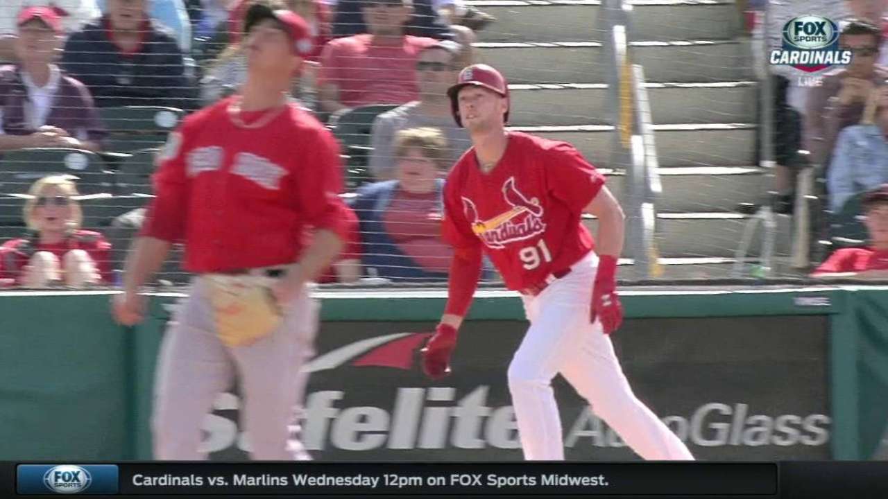 Hazelbaker's two-run home run