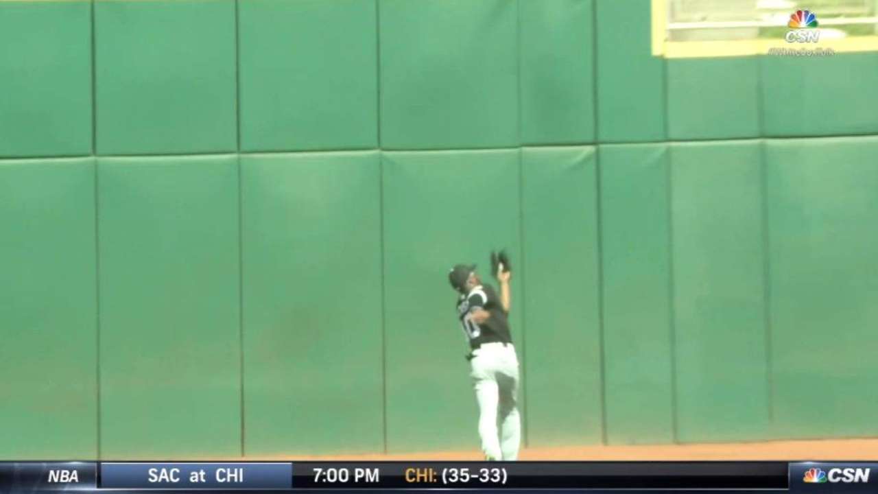 Jackson's over-the-shoulder grab