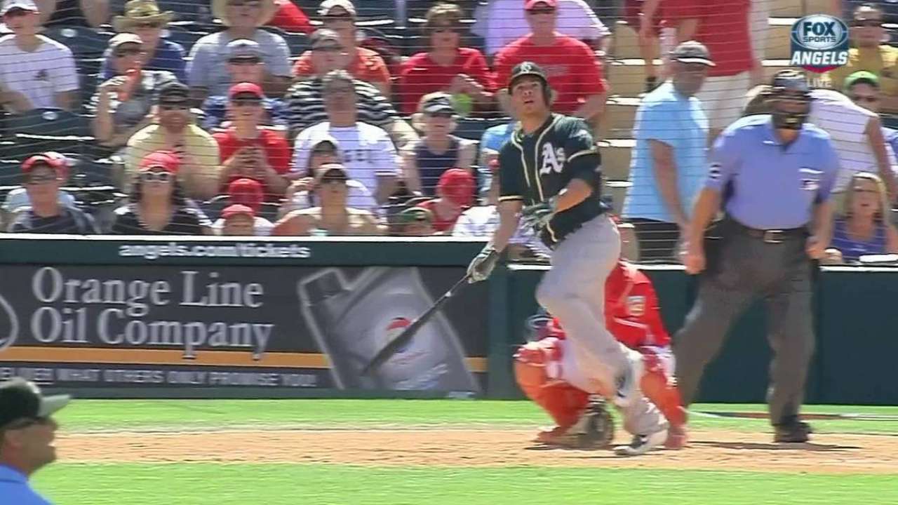Valencia's solo homer