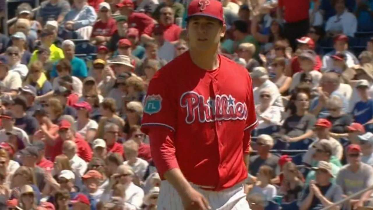 Eickhoff fans seven in Grapefruit debut