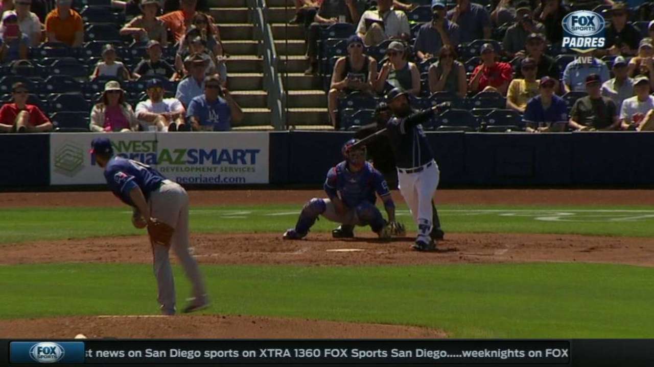 Norris helps Padres stay red-hot vs. Rangers