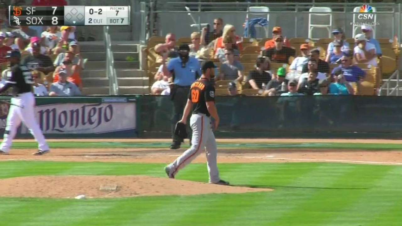Strickland perfecting secondary pitches