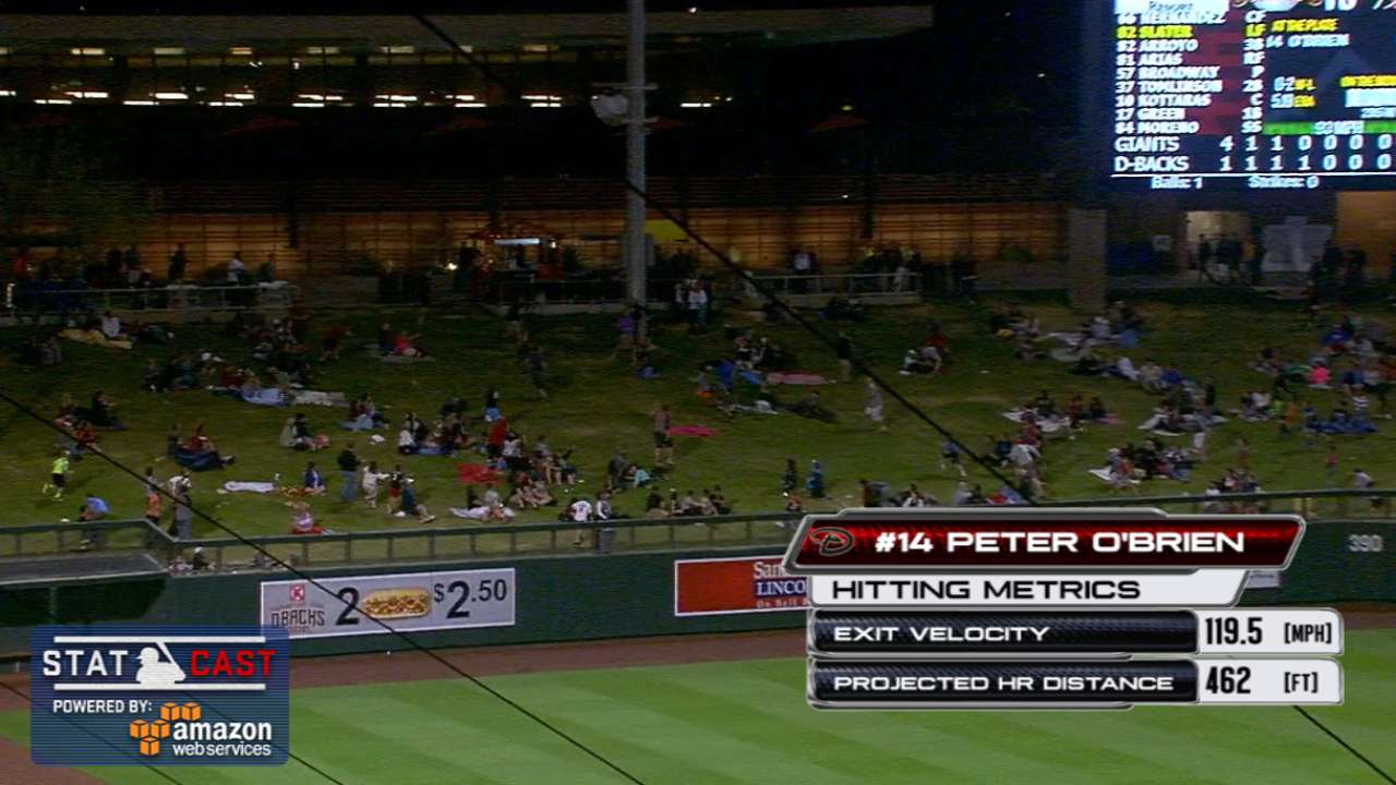 O'Brien crushes record-setting long ball