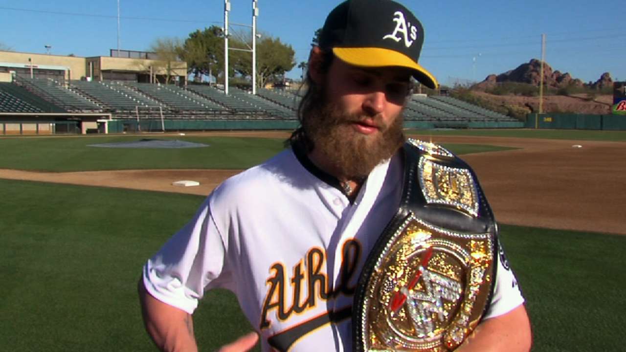 Reddick's WWE belt
