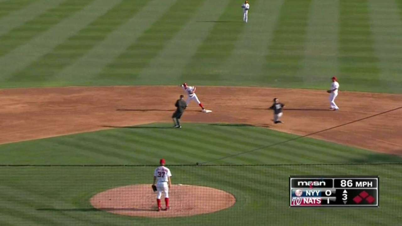 Strasburg escapes jam