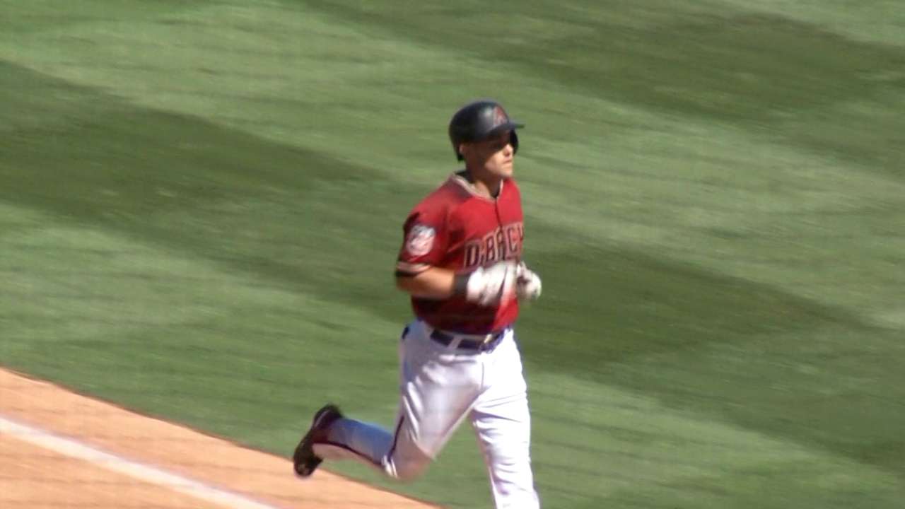Owings' leadoff home run