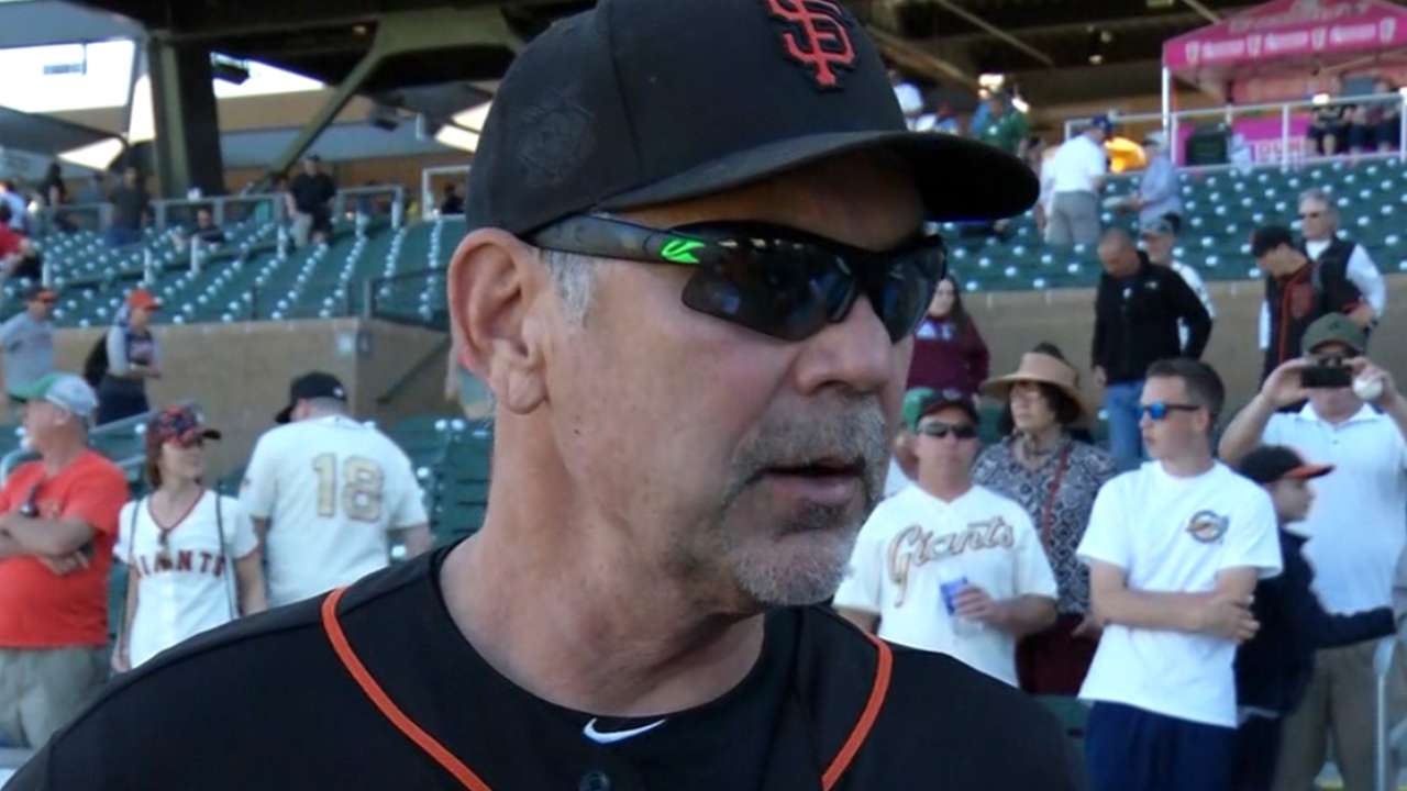 For Cain, Bochy has modest hopes and plan B