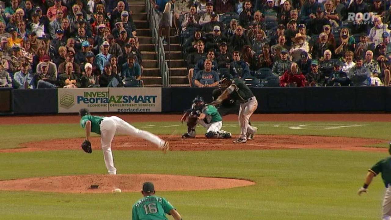 Semien's RBI single