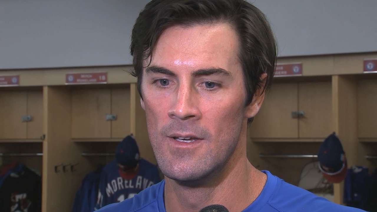 Hamels tabbed to start Rangers' opener