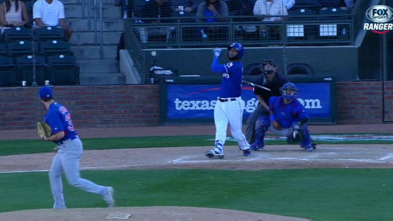 Choo (calf) to DL; prospect Mazara to fill in