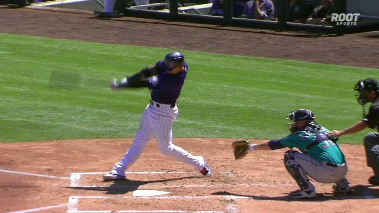 CarGo drives in three runs vs. Mariners