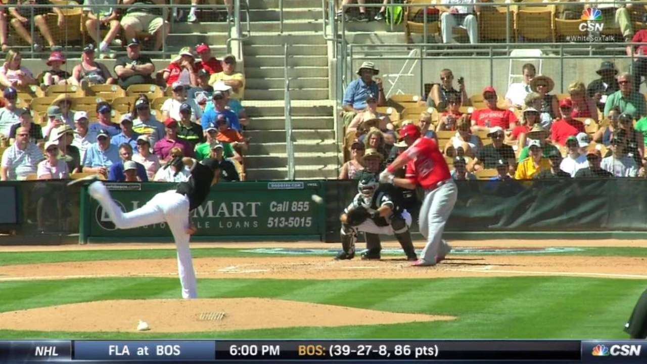Tested by Trout, Sale enjoys getting full start in