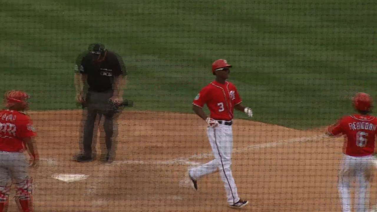 Taylor's two-run homer
