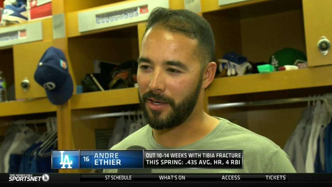 Recovery already underway for Ethier