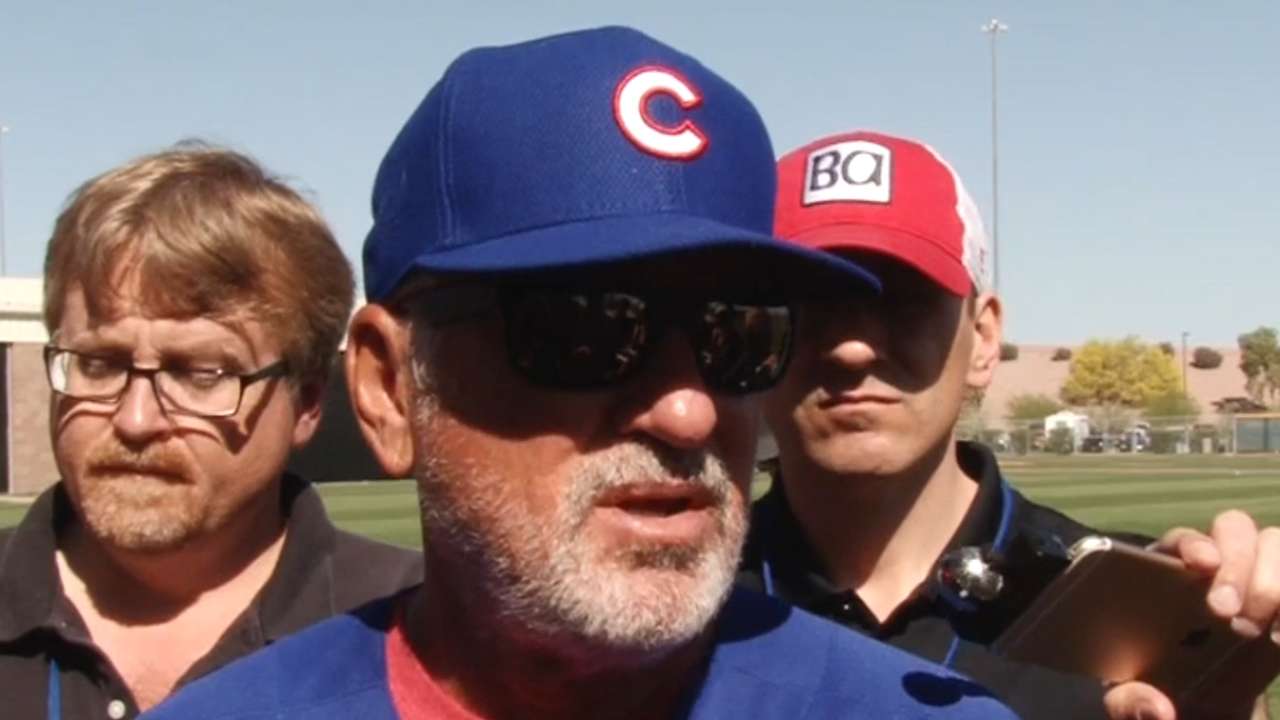 Maddon on Arrieta's blister