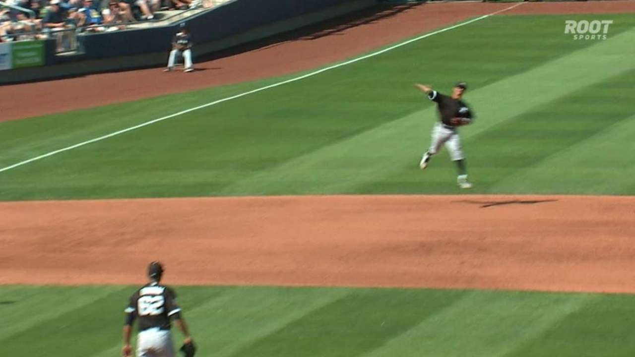 Rollins the fave at short, but Saladino in picture