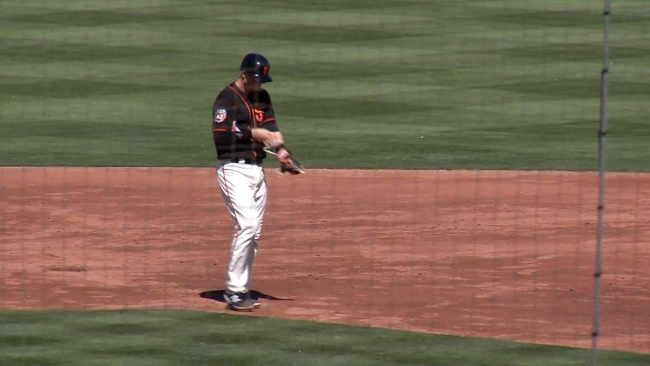 Brown's RBI double