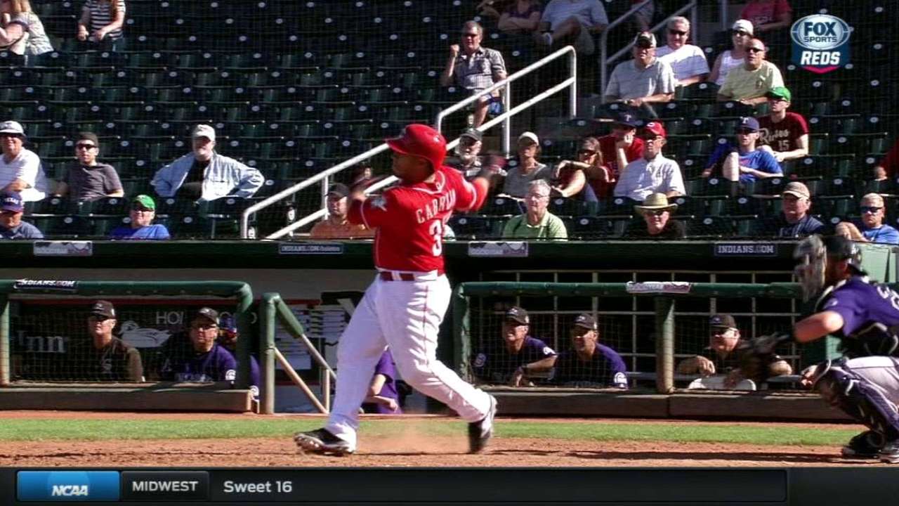 Reds' Cabrera cleared to resume backup duties