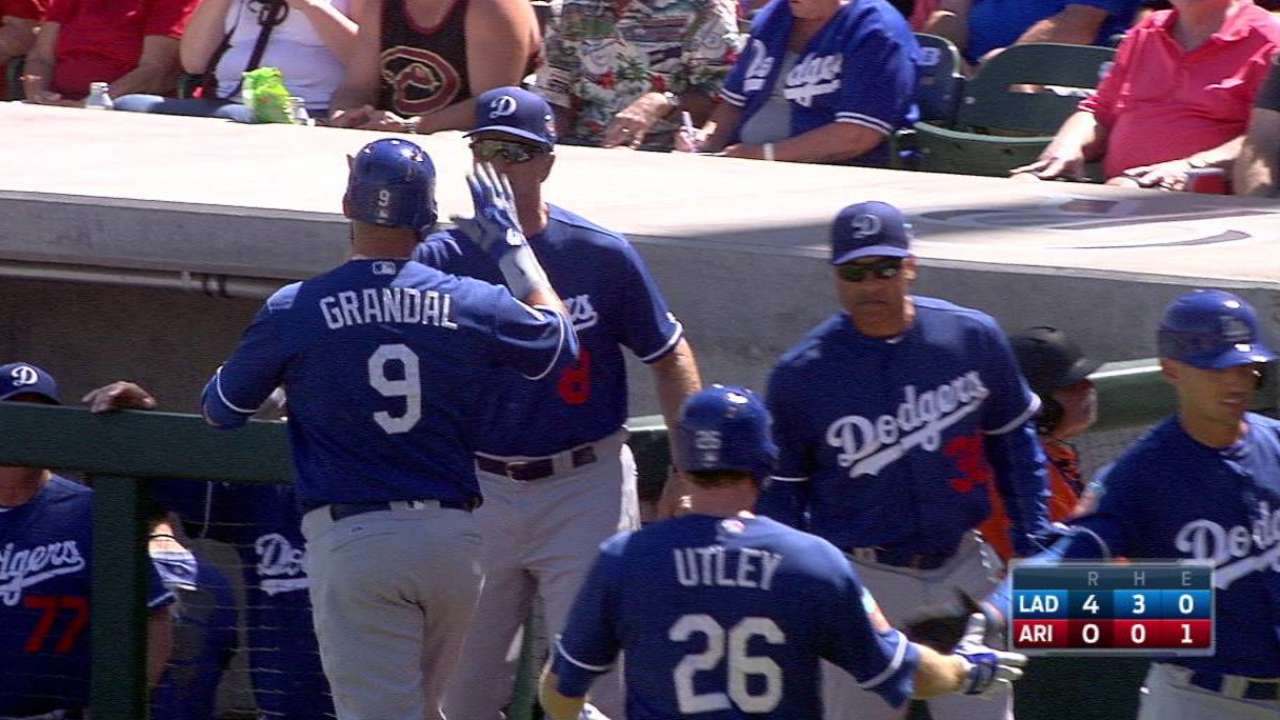 Grandal expected to be ready for Opening Day