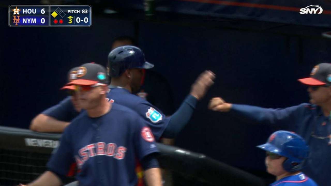 Fisher's two-run triple